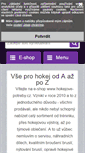 Mobile Screenshot of hokejove-potreby.cz